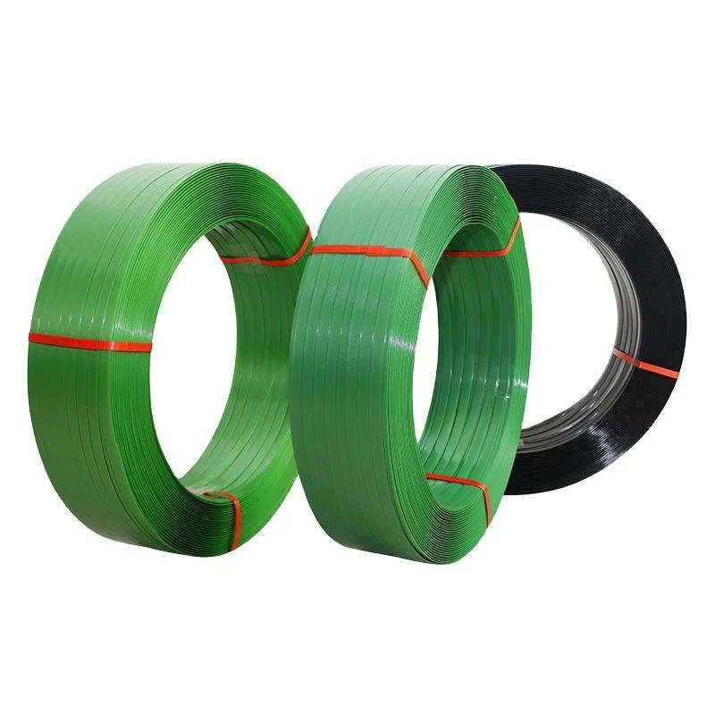 Grün Schwarz Farbe Geprägte Kunststoff Polyester Band Pet Umreifungsgürtel Für Verpackungsmaschine