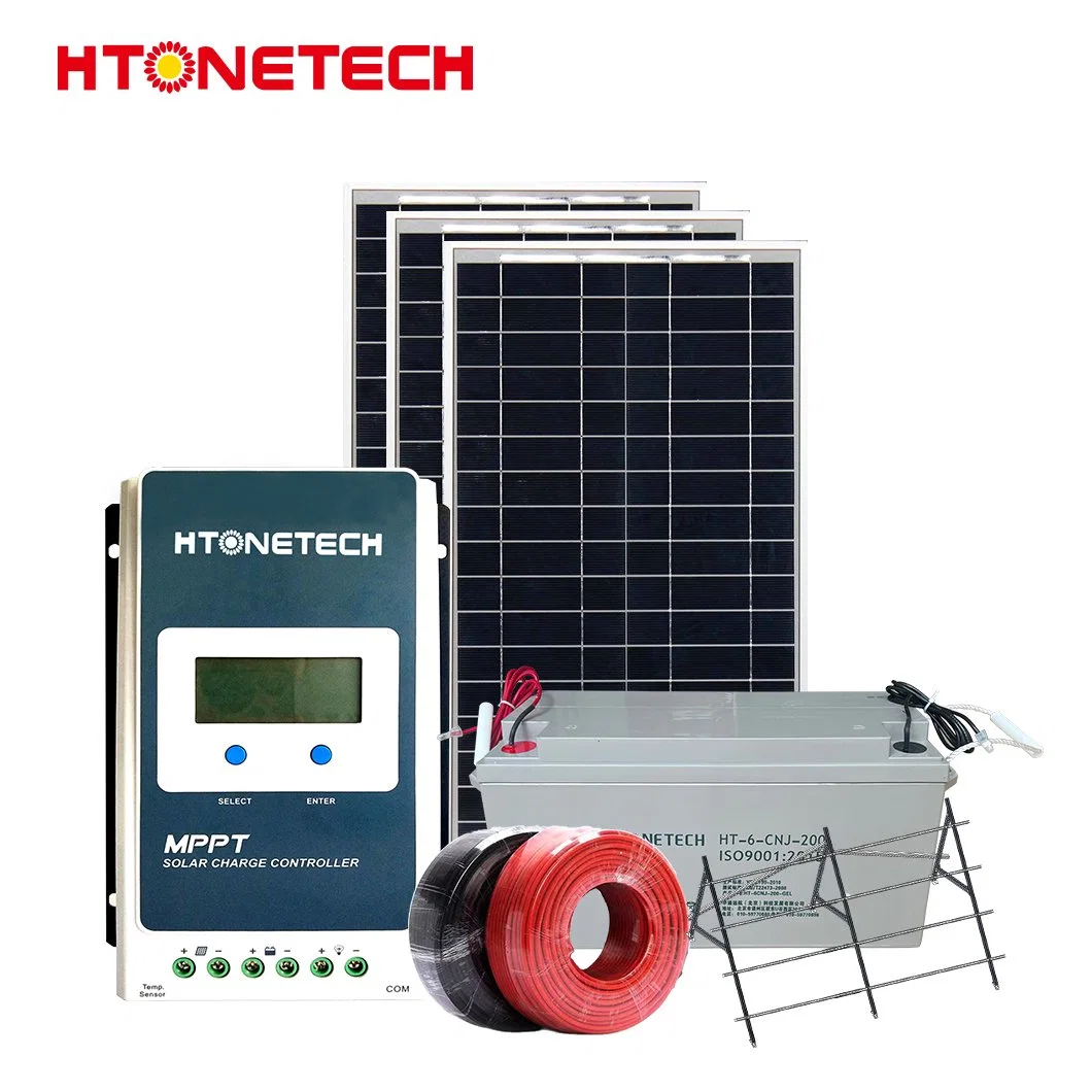 Htonetech Smart Hybrid Home off Grid Solar Systems Kit Factory China 8kw 10kw 51kw Solar Energy System for Commercial