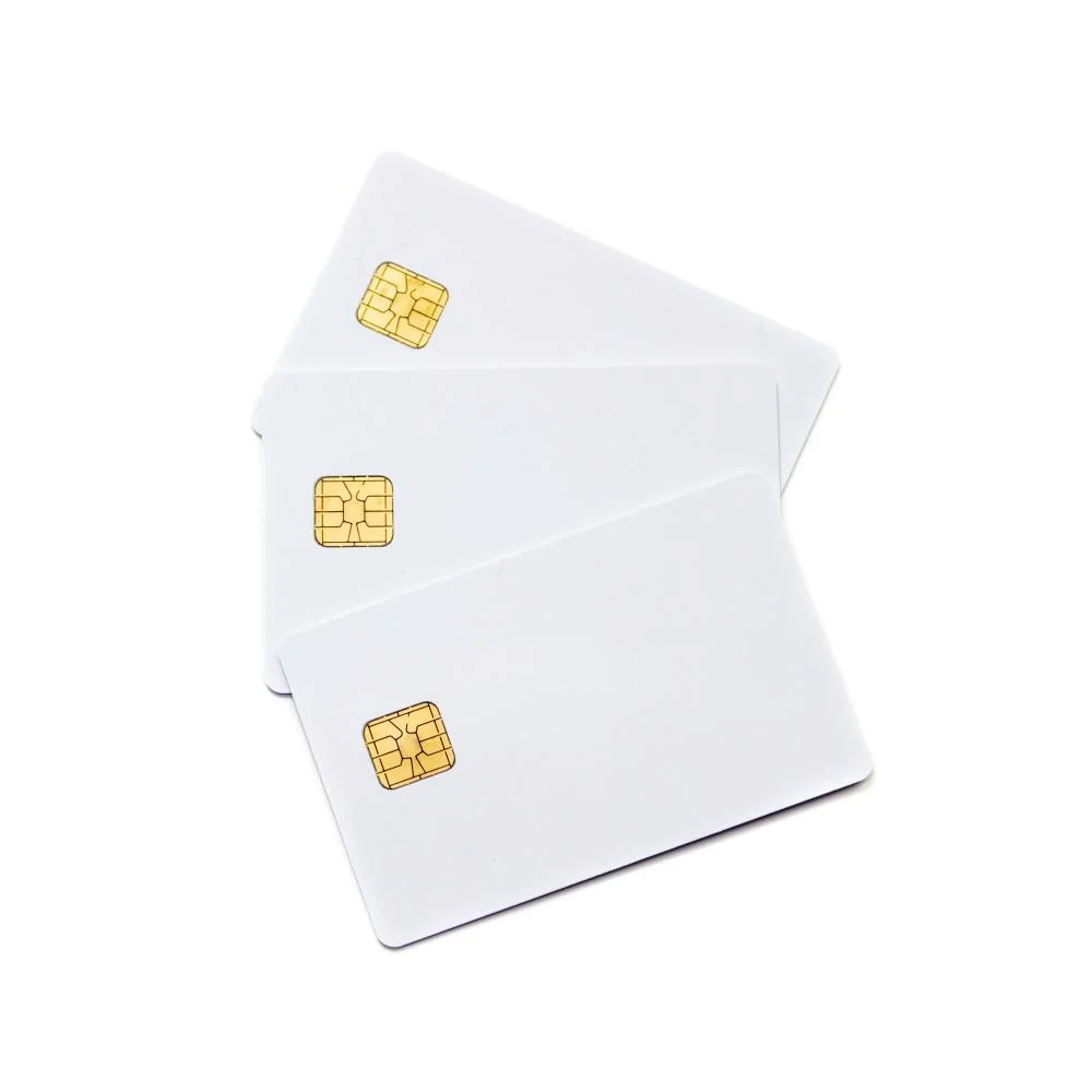 Printable Customer Membership Card Plastic Blank White Chip Card