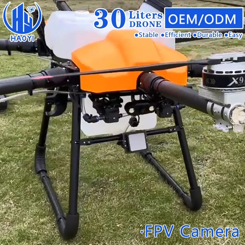 Pulverizador de tinta de pesticidas VANT Pulverização de colheita UAV 30L válvula remota agrícola Controlar o VANT. Pulverizador Agricola