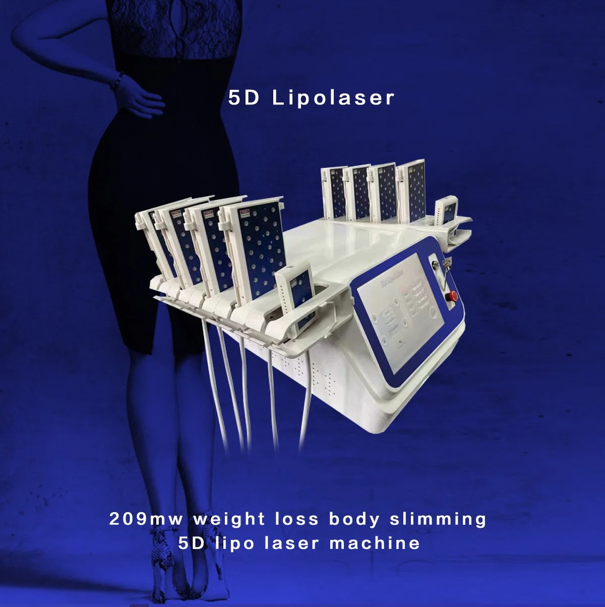 Die Effektivste Cellulite-Reduktion Rotlicht Lipo Laser Body Contouring Fat Reduction 5D Laser Lipo Weight Loss Slimming Maschine Lipolaser