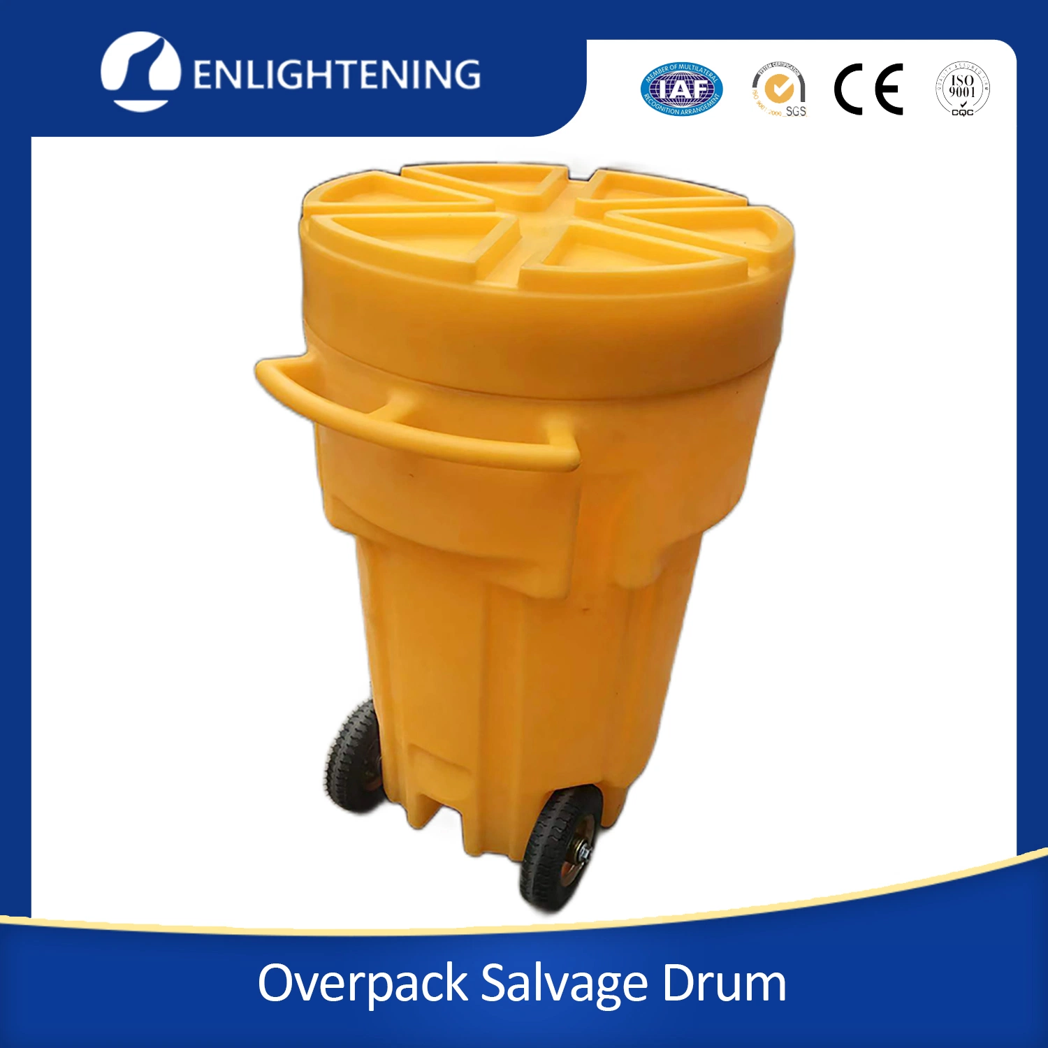 IBC Container Spill Pallet 95 Gallon Overpack Salvage Drum Spill Cabinet Spill Prevention Kits for Chemical Industry