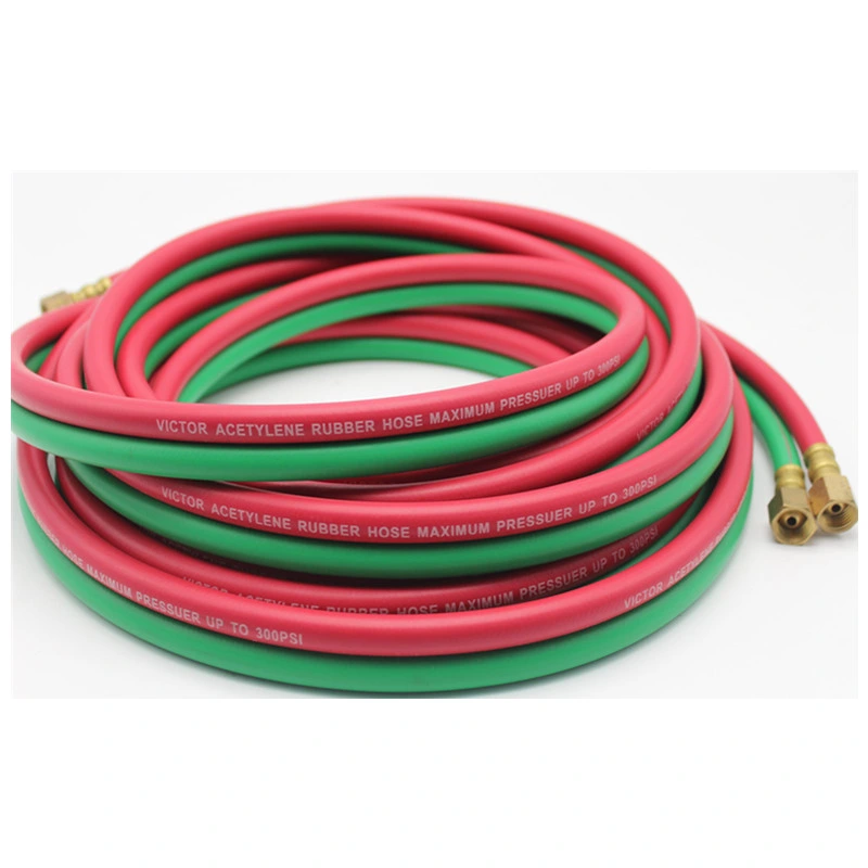 Grade R 6+6mm Twin Line Welding Hose with Brass Fittings