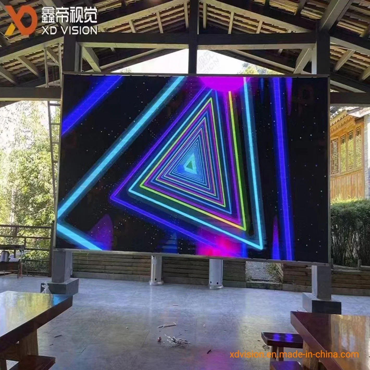 Outdoor Indoor Fixed Rental Application Die-Casting Aluminum Cabinet LED Video Wall Screen Panel pH2.6 P3.91 Advertising Display Factory