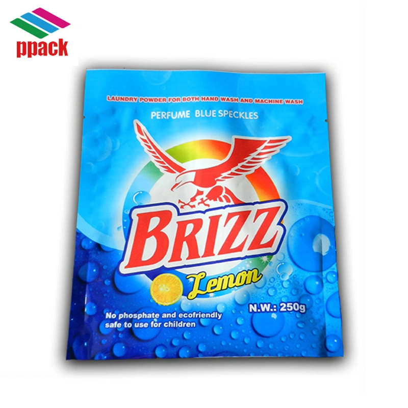 20.5cmx18cm BOPP/LDPE Lamination Three Side Sealed 250g Washing Powder Bag Made in China Package Manufacture