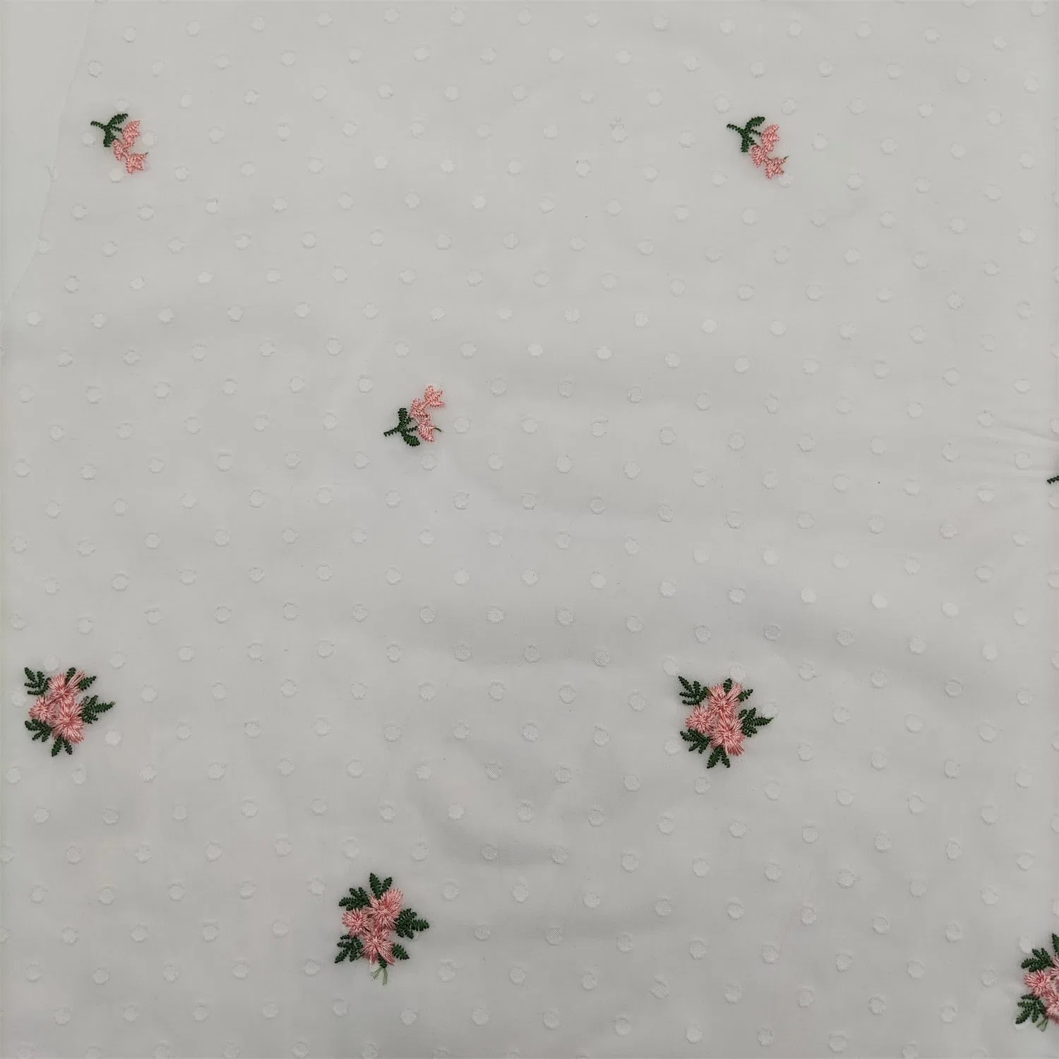 Chiffon de Jacquard de poliéster con tela para bordados multicolores de prendas de vestir prendas de vestir