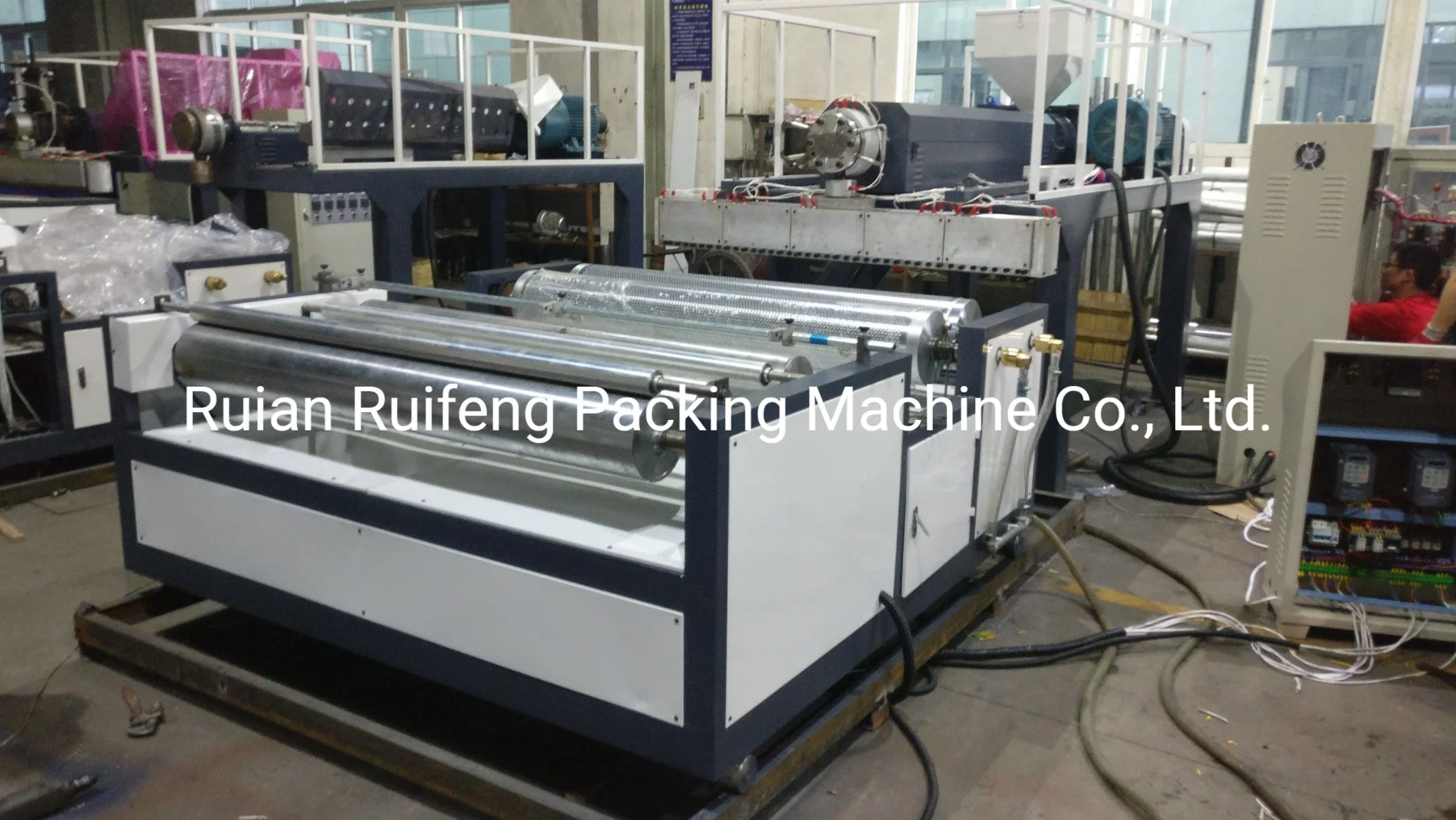 Two Layers Plastic Air Bubble Film Wrap Manufacturing Machinery