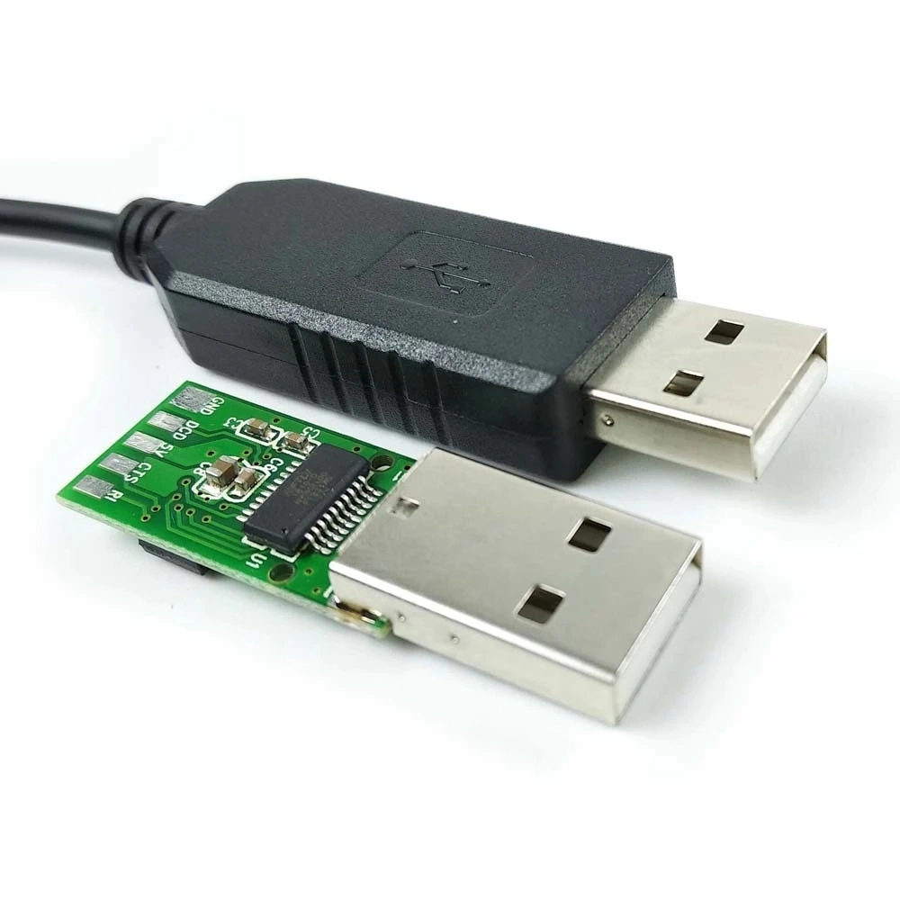 USB para RS232 para RJ11 para Keyence PLC IHM PC Link Config Console Cabo de Comunicação