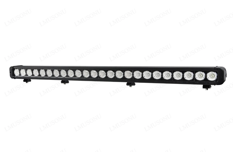 Lmusonu 240W Offroad Spot Flood Combo Beam Straight Single Row LED Lighting Bar 40 Inch