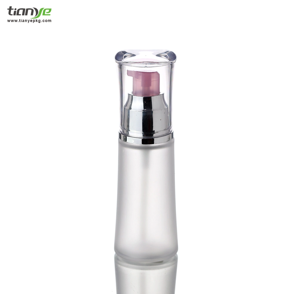 45ml Pet Cone Pump Translucent Matte Bottle for Moisturizer/Lotions/Essence Water