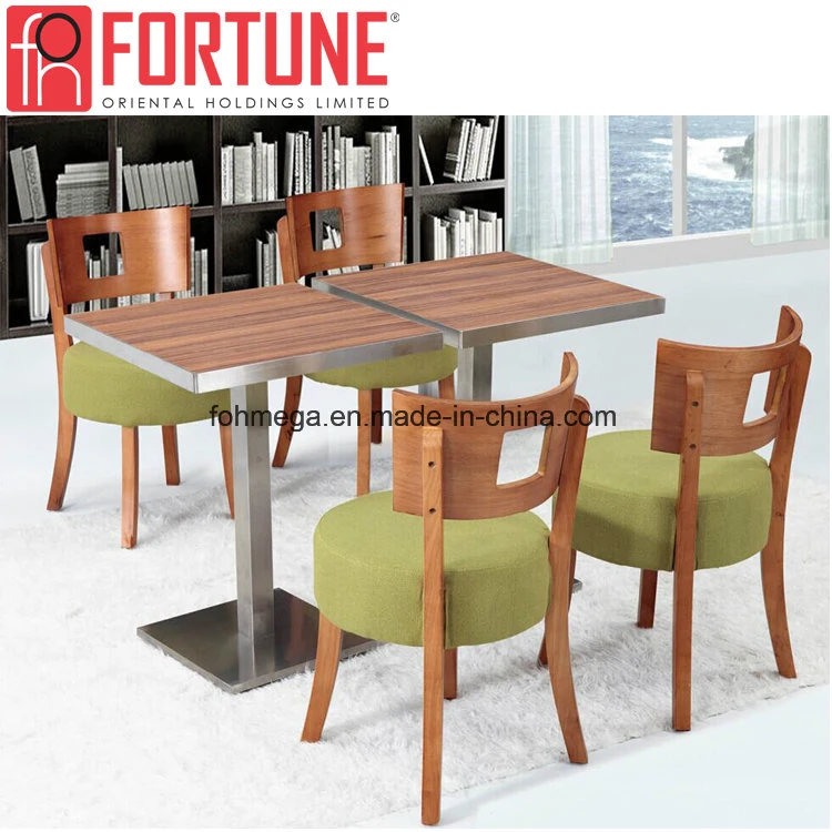 High quality/High cost performance  Restaurant Leather Chairs with Power Coasted Legs Table (FOH-BCA05)