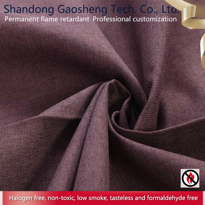 Promotional Various Durable Using Heavyweight Flame Retardant Fabric Curtain 100% Polyester