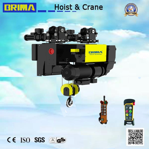 Brima 8t 9m Lifting Bmg Series Double Girder European Electric Wire Rope Hoist