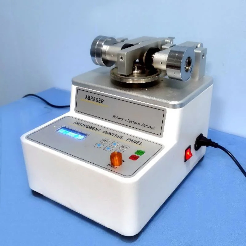 Instrument d'abaisseur rotatif à deux têtes machine d'essai d'abaisseur rotatif Équipement de test d'abrasion Nm-802b