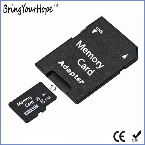 8GB TF carte Mini SD avec adaptateur de carte mémoire SD