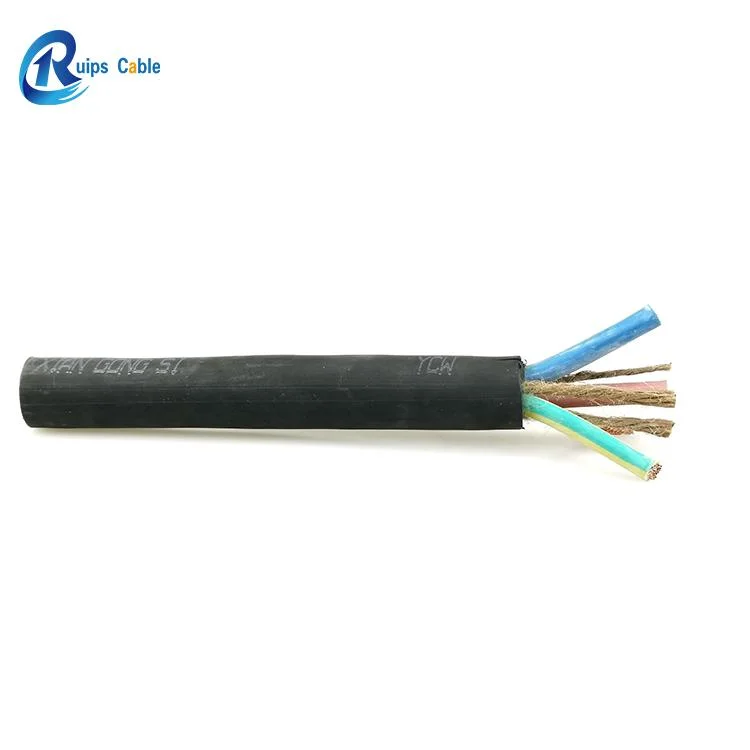 Low Voltage 450/750V H05rr-F H05rn-F H07rn-F 3G 0.75mm 1.5mm Cu/Epr/CPE Flexible Rubber Cable Control Electric Wire