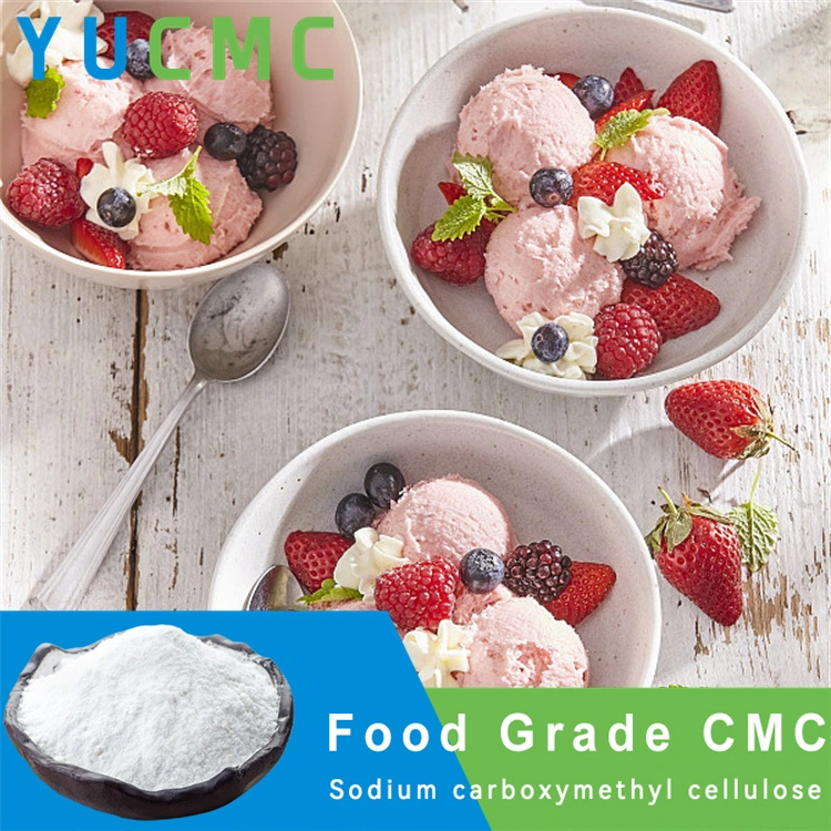Yucmc grau de estrutura alta viscosidade fábrica Carboxymetilcelulose Fornecedor Gum in Alimento CMC de celulose carboximetil de sódio