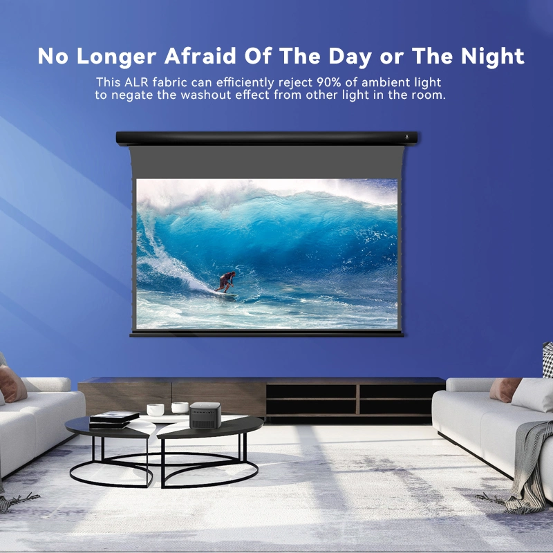 Xijing A2 84 Inch Projection Screen 16: 9 Foldable Anti-Crease Portable Projector Movies Screens for Home Theater Indoor