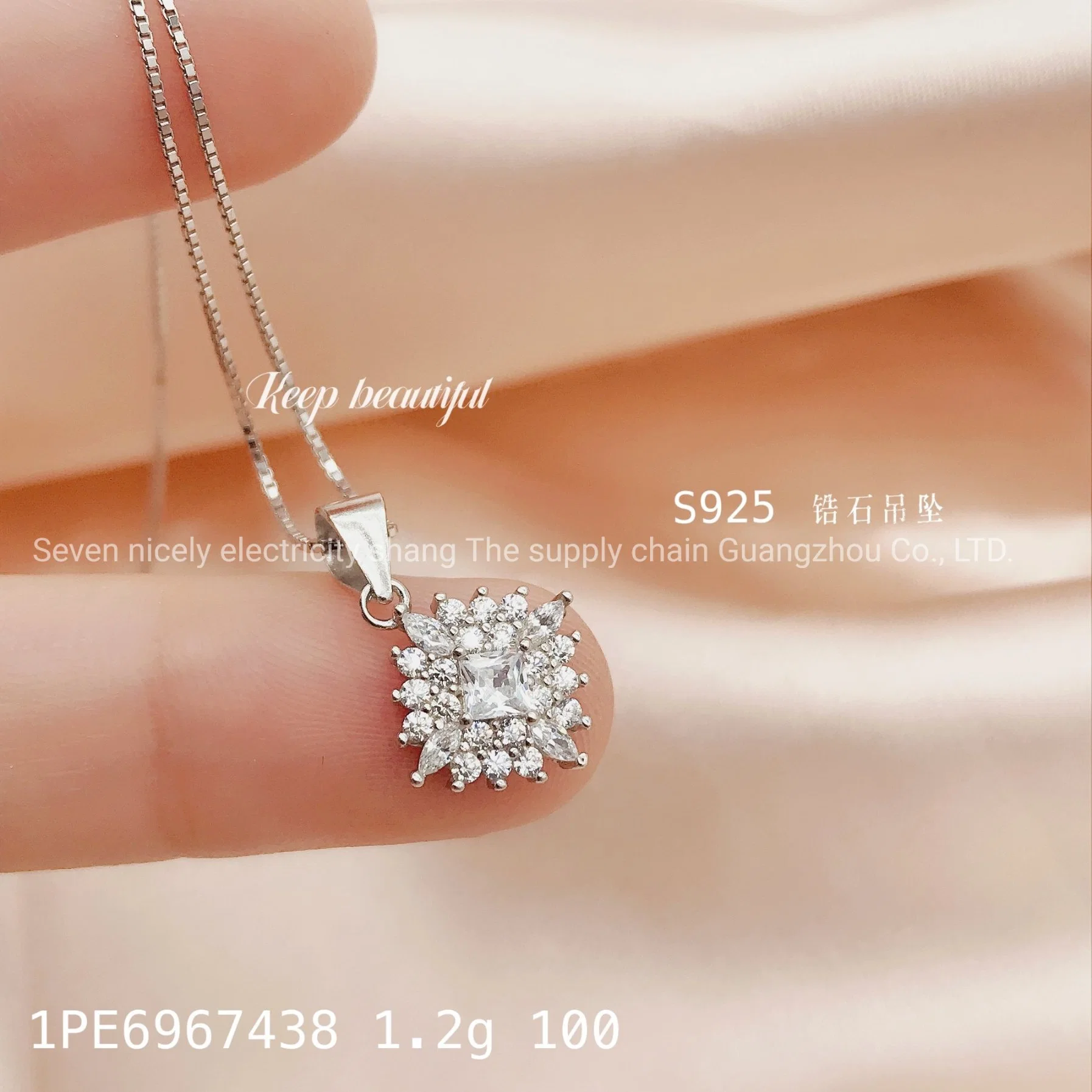 925 Commerce de gros de bijoux en argent Streling Hot Sale Poignée de commande Nouvelle arrivée or 18K Les Femmes de la qualité des accessoires en plaqué or Bijoux Bijoux personnalisés de haute qualité