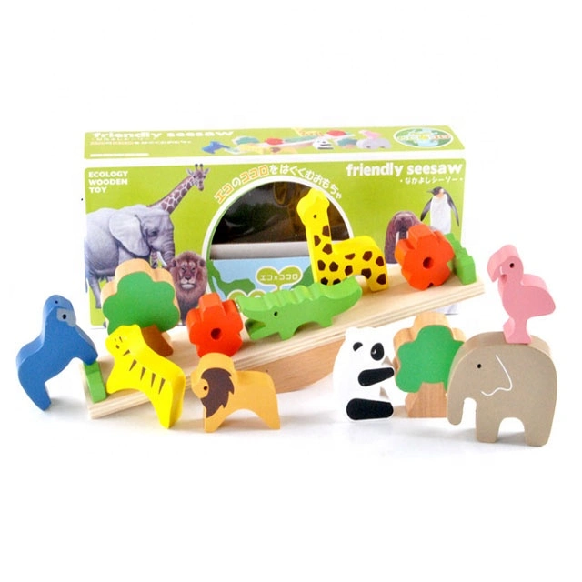 60pcs niños rompecabezas de madera coches animales Puzzle de frutas Juguetes