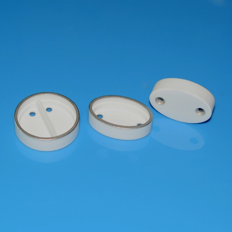 Factory Price Custom Alumina Al2O3 Metallizing Ceramic Part for Connector