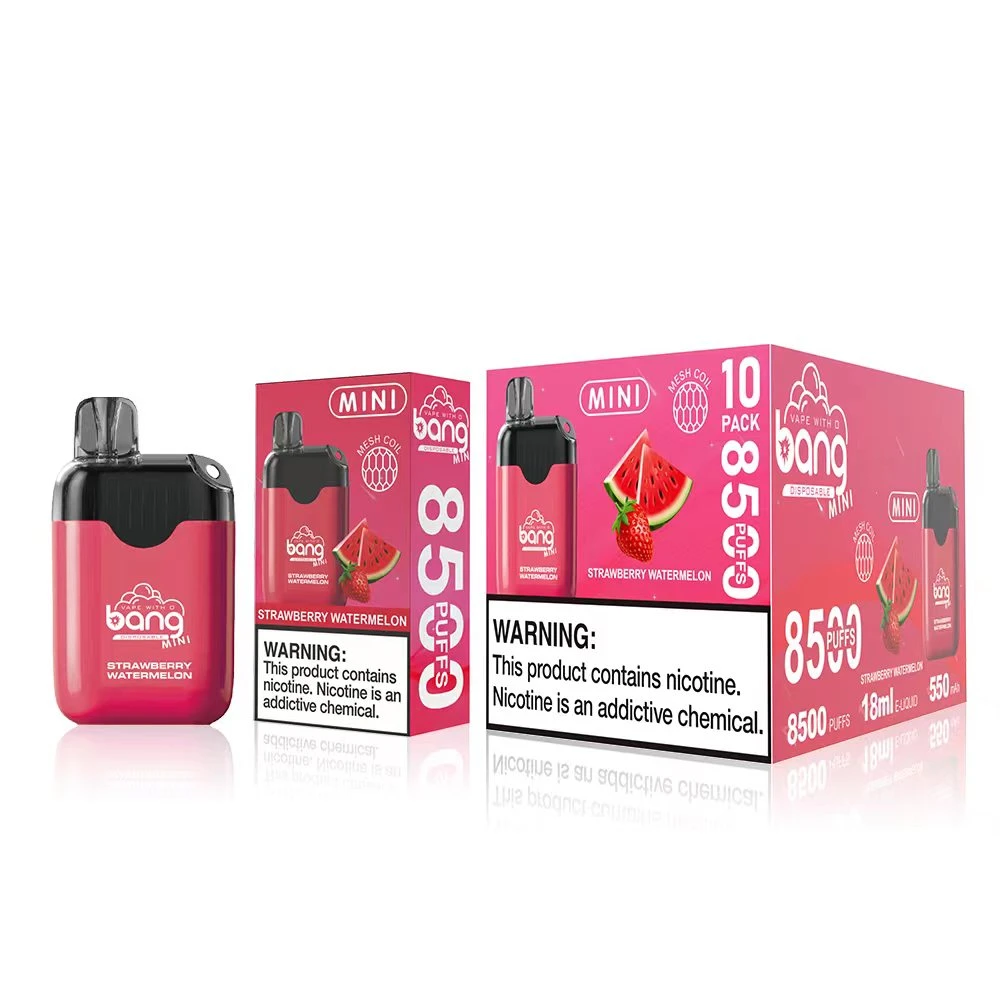 2023 Nuevo arribo Bang Mini 8500 Puffs VAPE desechable al por mayor E Cigarete