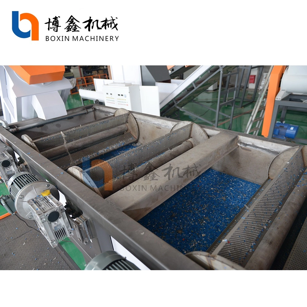 HDPE Milk Bottle Drum Crushing Washing Recycling Line