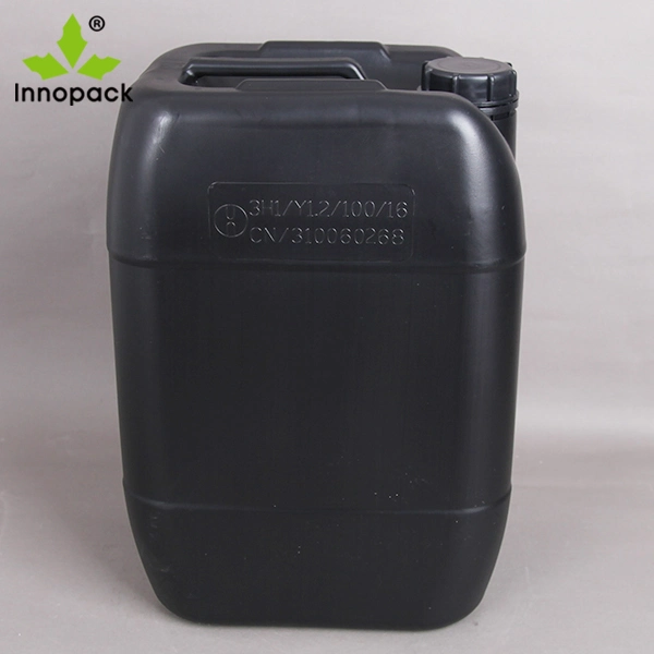 DG/ UN Grade Plastic HDPE Jerry Can 20L Black Color