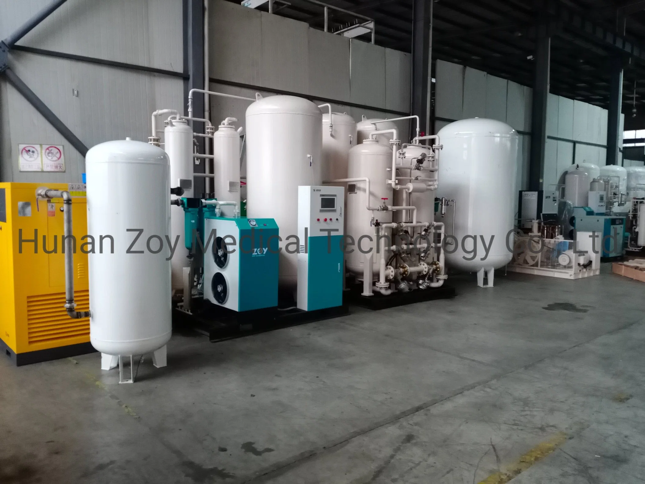 PLC Control 20 Nm3/H Psa Oxygen Generator Oxygen Gas Production Plant