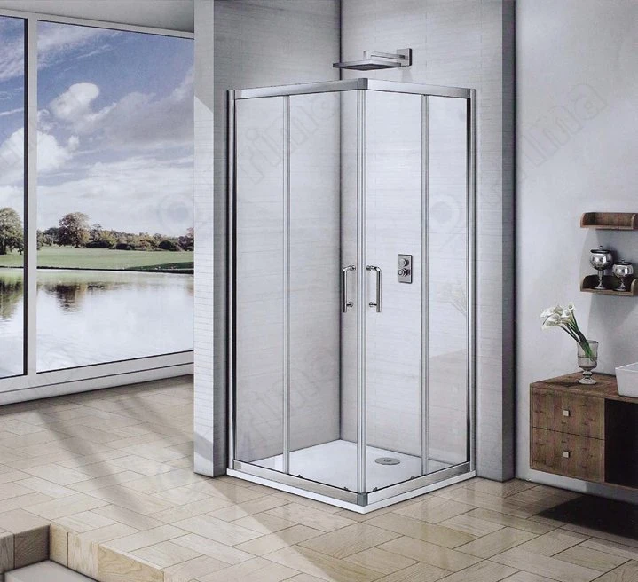 Wholesale/Supplier Bathroom 10mm Tempered Glass Sliding Simple Shower Room