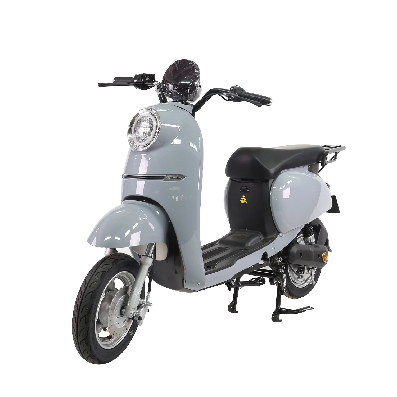 1500W Max Speed 50km/H and Max Range 90km Vespa Two Sets of 70V35ah Low-Carbon Electric Motorcycle Control System LED Light Vehicle Small White