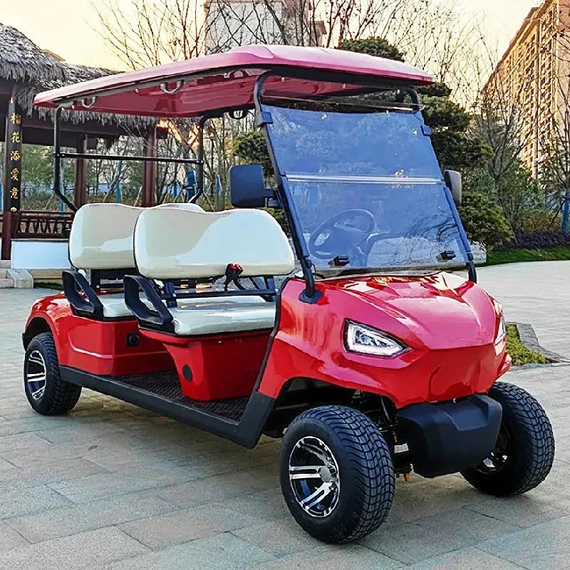 Más populares 2+2 plazas off-road eléctricas carro de golf eléctrico vehículo Four-Wheel adultos