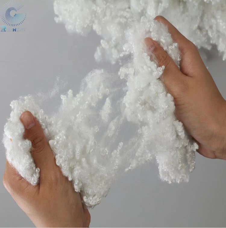 Recycled 3D Polyester Staple Fiber Silicon