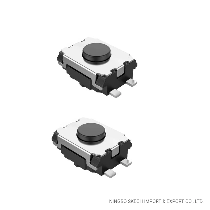 4,7 x 3,5 mm Mini SMD/SMD-Tact-Schalter, vertikaler Flachsteckanschluss Drucktastenschalter
