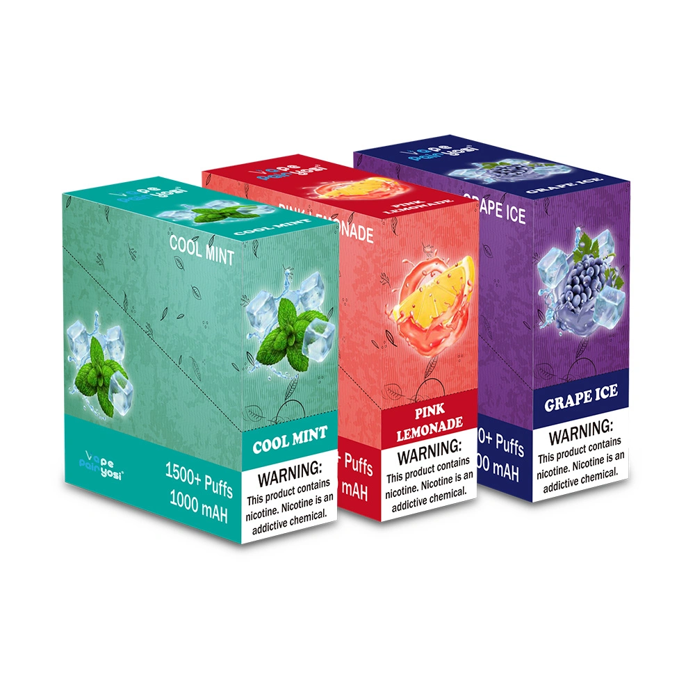 OEM Wholesale 5ml 850mAh 1500 Puffs Disposable Vape Kit E-Cigarette Starter Kits