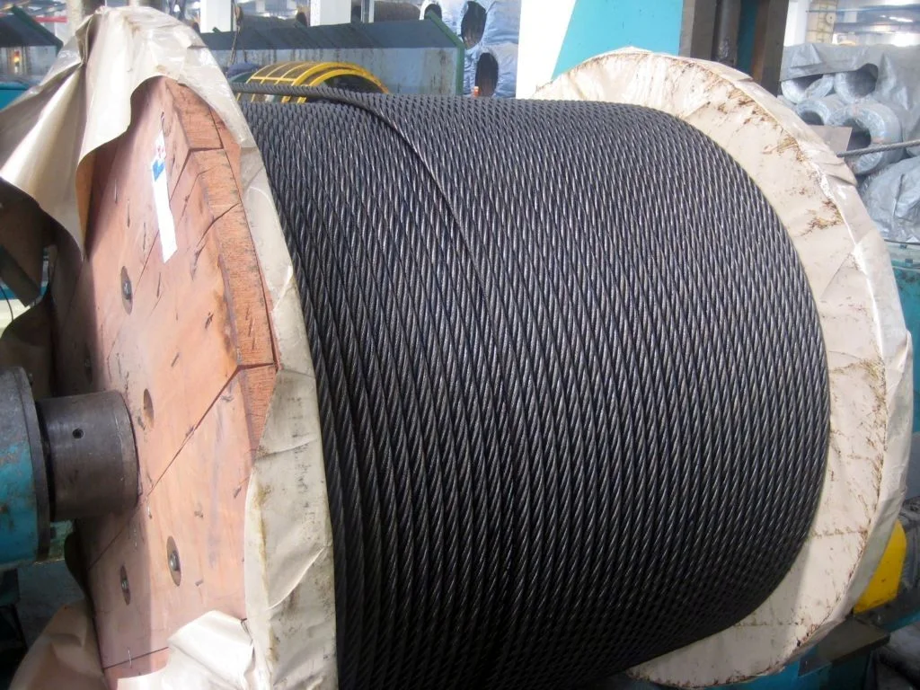 Well Preformed High Carbon High Tension 6X36 16mm Galvanized Steel Wire Rope