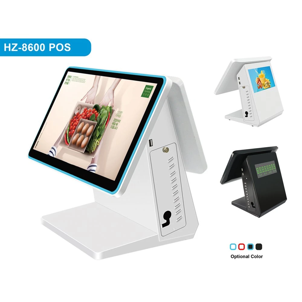 15-Zoll-Windows-System All-in-One-Touchscreen-POS System Kasse Kreditkartenleser POS-Maschine