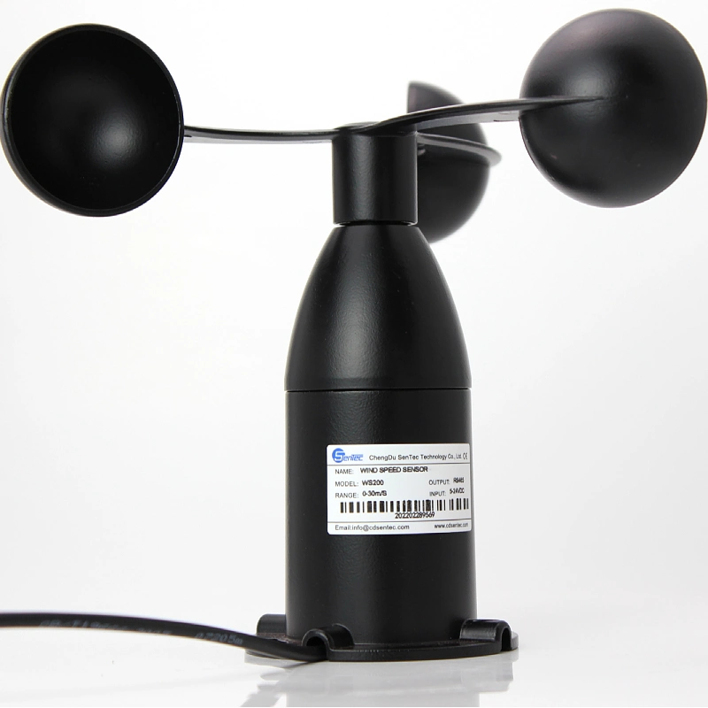 WS200 RS485 Digital Cup Anemometer Auto-beheizte windgeschwindigkeit Messgerät Sensormessgerät für Wetterstation