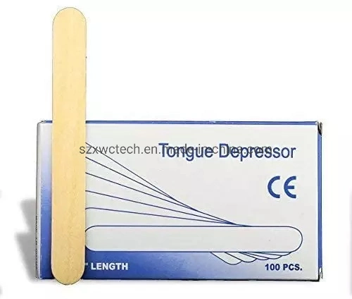 Chinese Supplier Cheap Birch Wooden Tongue Depressor for Hospital