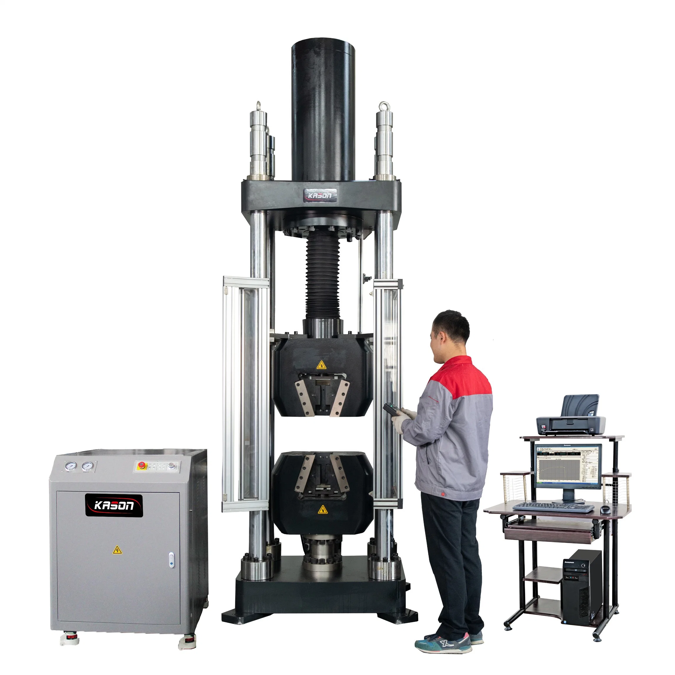 Waw-F Series Single Space Electro-Hydraulic Servo Tensile Universal Testing Machine