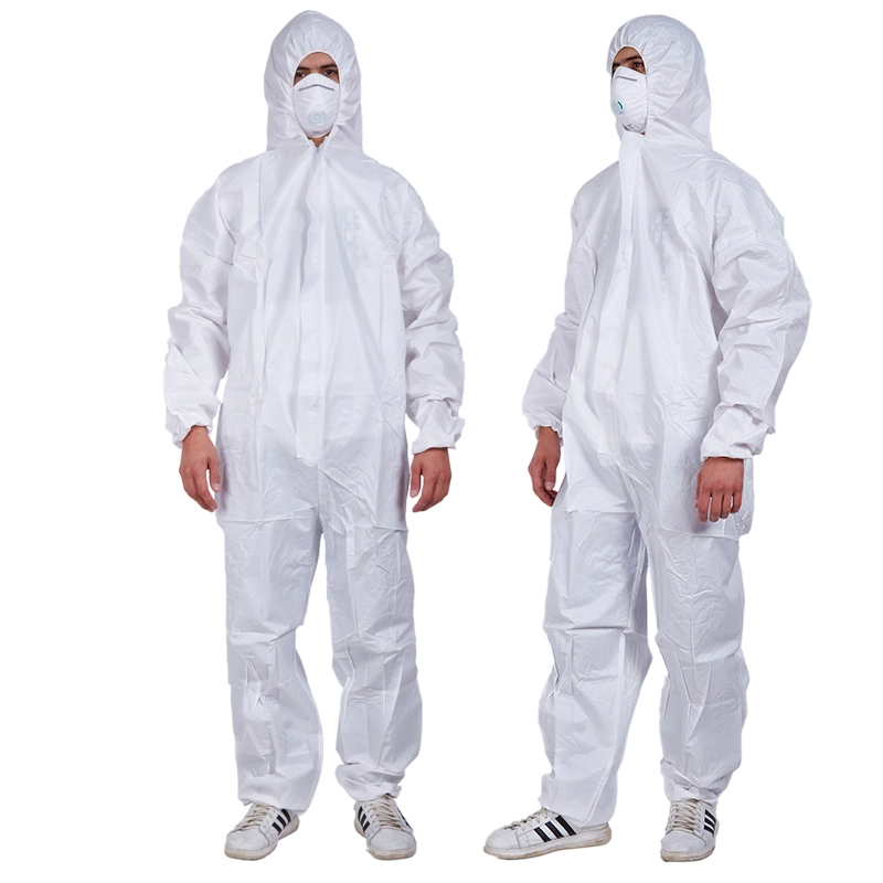 Disposable Waterproof Overalls Protective Clothing M-3XL for Hospital, Lab, Clean Room, Chemical Industry