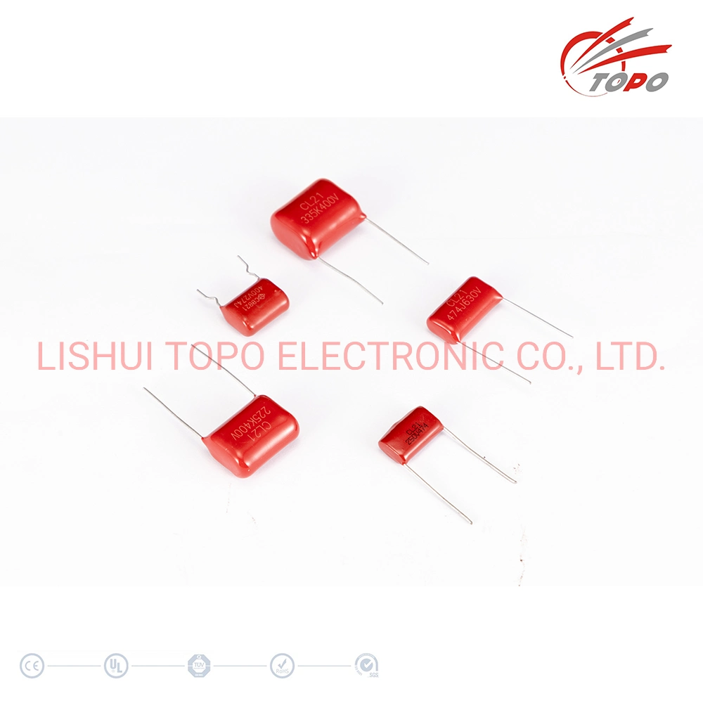 Electronics Electrical Electric Component Polyester Film Capacitor 1UF for Sale