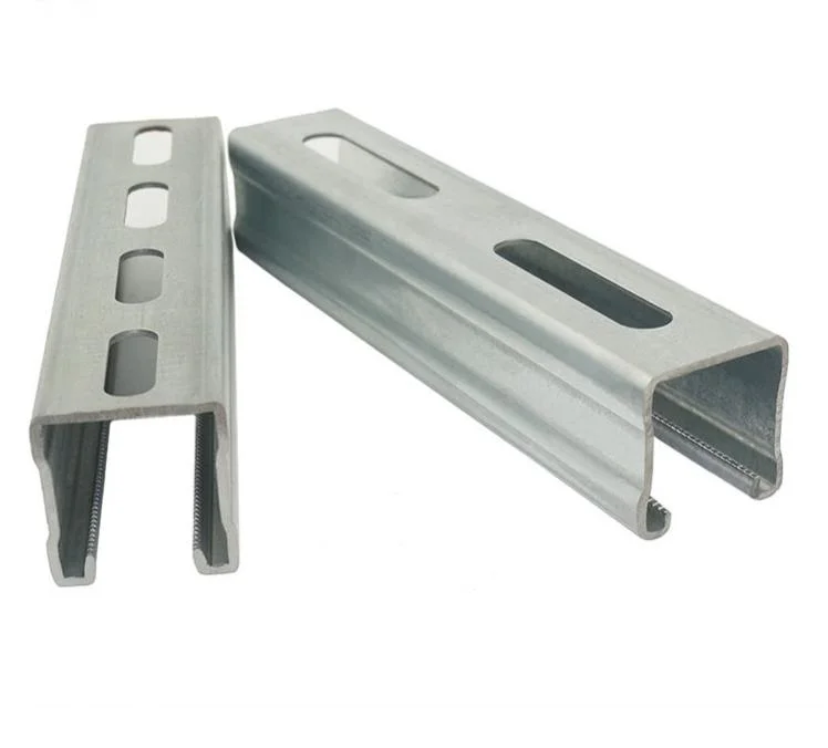 41X41 Strut Channel Support High quality/High cost performance  Strong Hot Dipped Galvanized Steel Free Available Gi C Channel Sizes