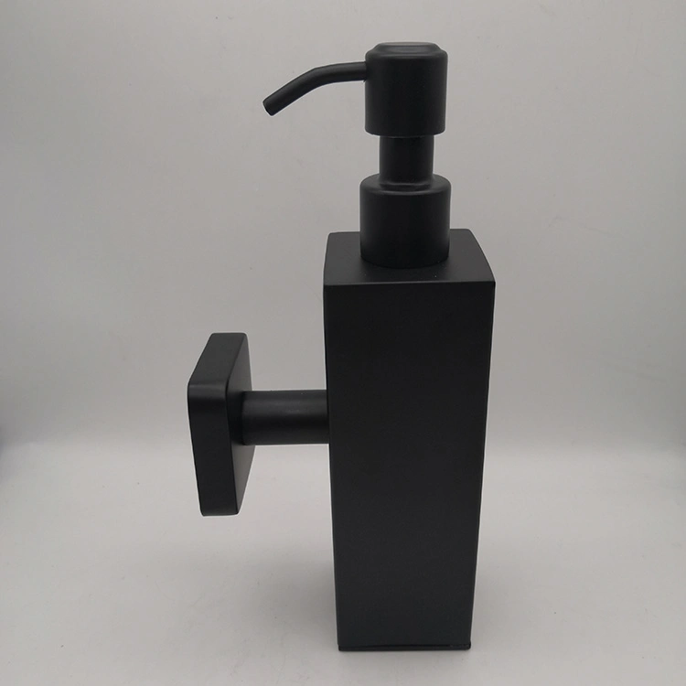 Black Square Design Ss 304 Stainless Steel Hand Liquid Soap Dispenser