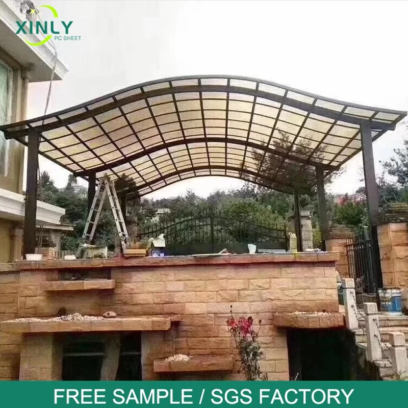 Aluminum Carport Customized Excellent Water-Proof Car Parking Polycarbonate Roof