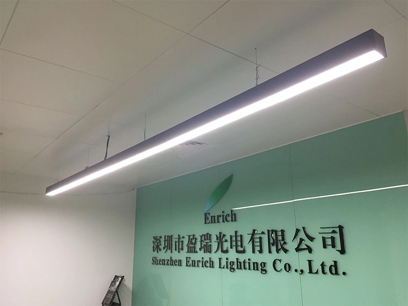 Dali Dimmable Linear Light Suspended Lighting Fixture for Office Bank Indoor