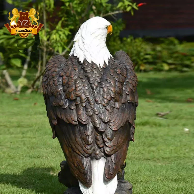 Outdoor Metal Craft Large Bronze Eagle Sculpture for Sale