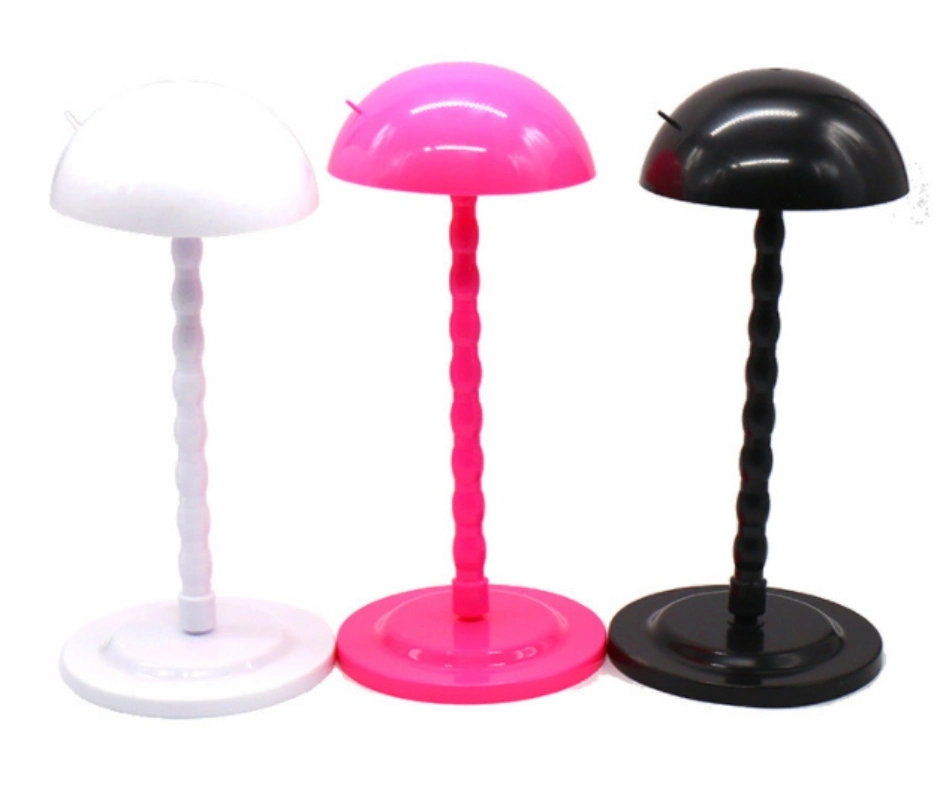 New Lightweight Mashroom-Shape Plastic Wig Stand Holder