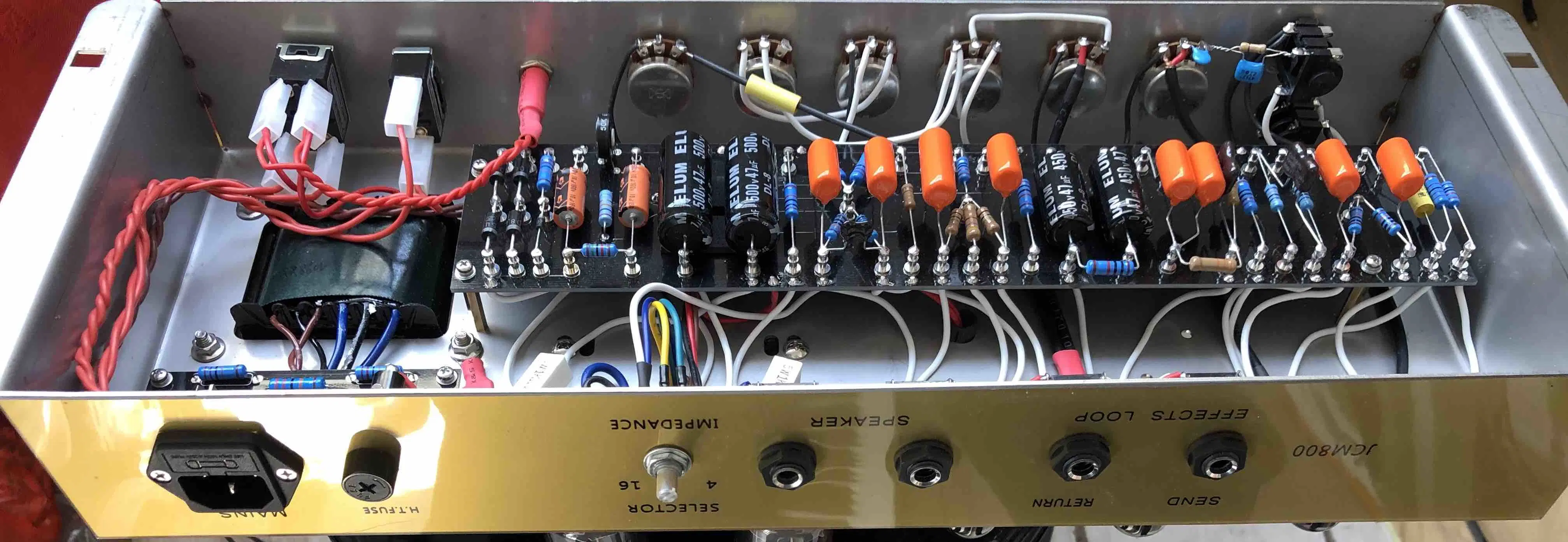 Cabeça do amplificador de guitarra elétrica Jcm Plexi de 50 W com efeito Master loop