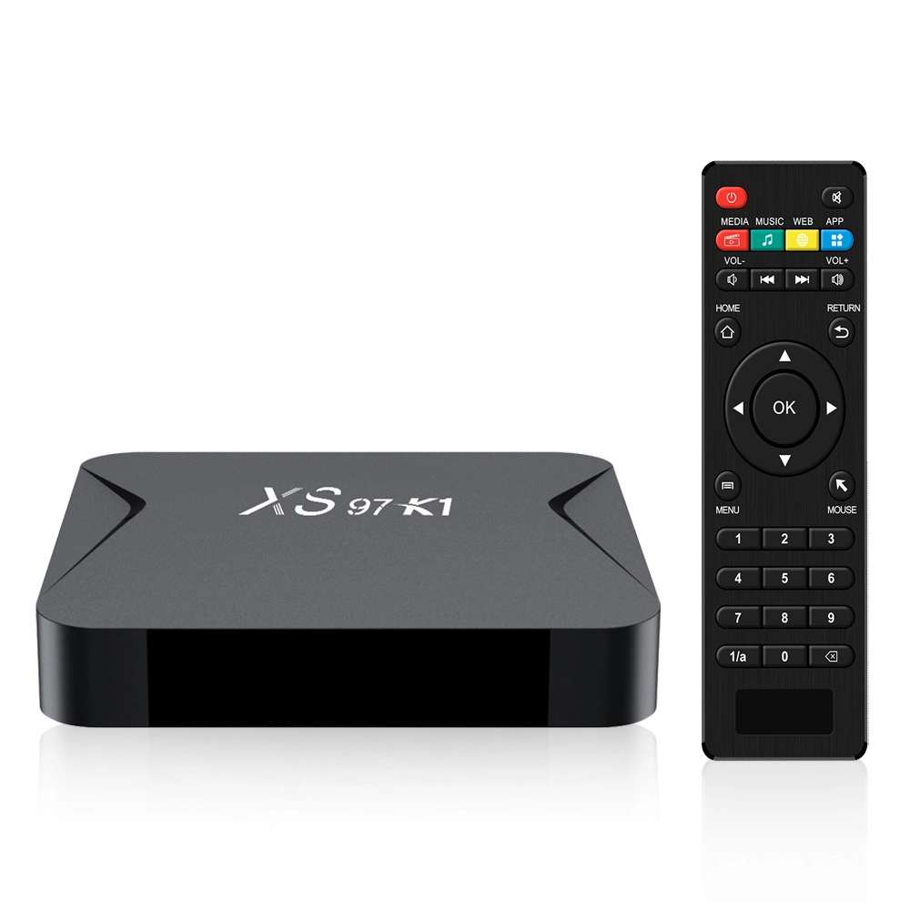 Xs97K1 OEM ODM Funcionamiento del sistema Video Media caja inteligente interfaz 10.0 para Android TV Box